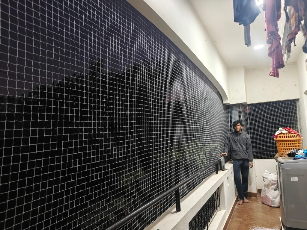 Residential Corridor Safety Netting