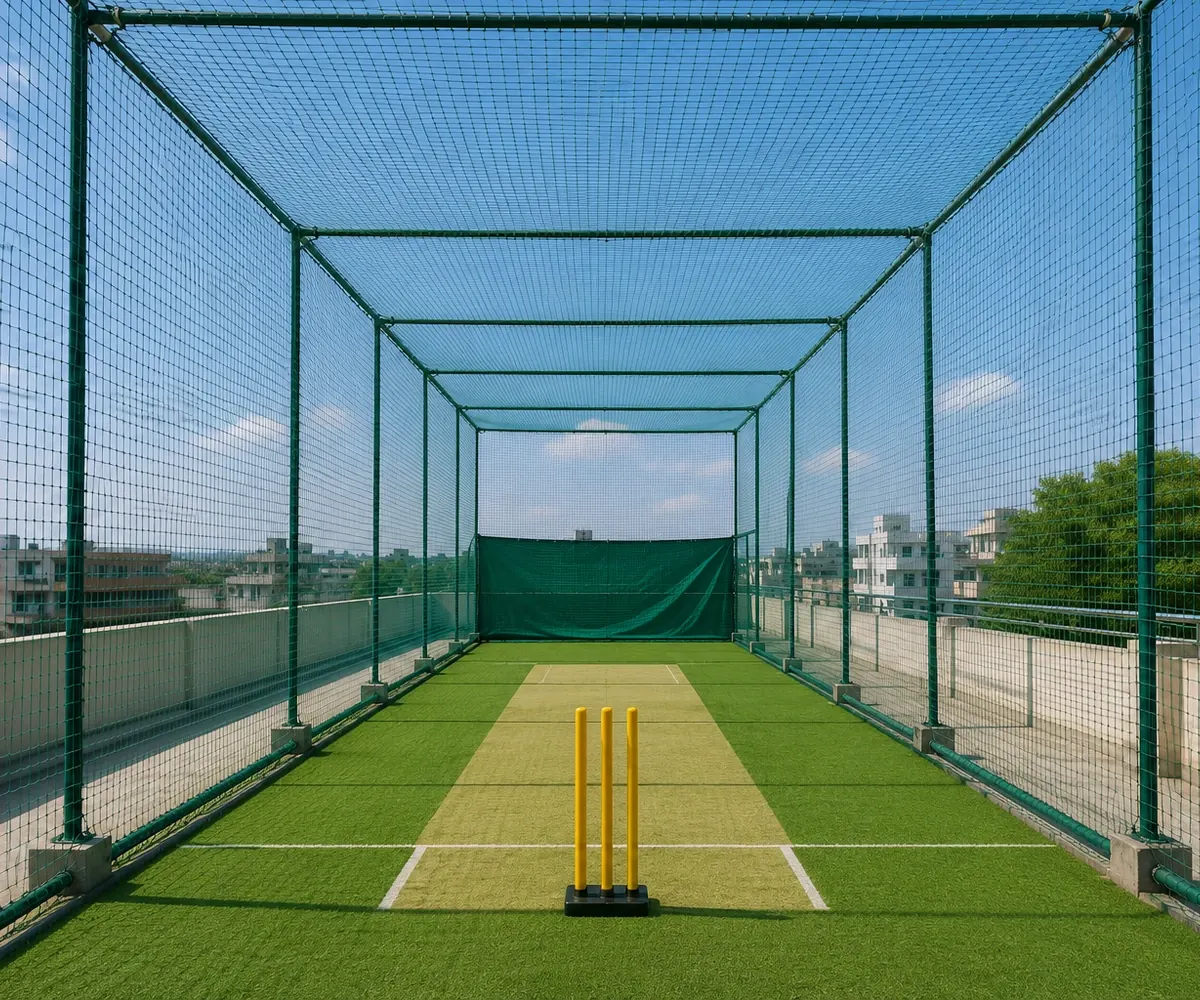 Cricket Practice Nets Detail
